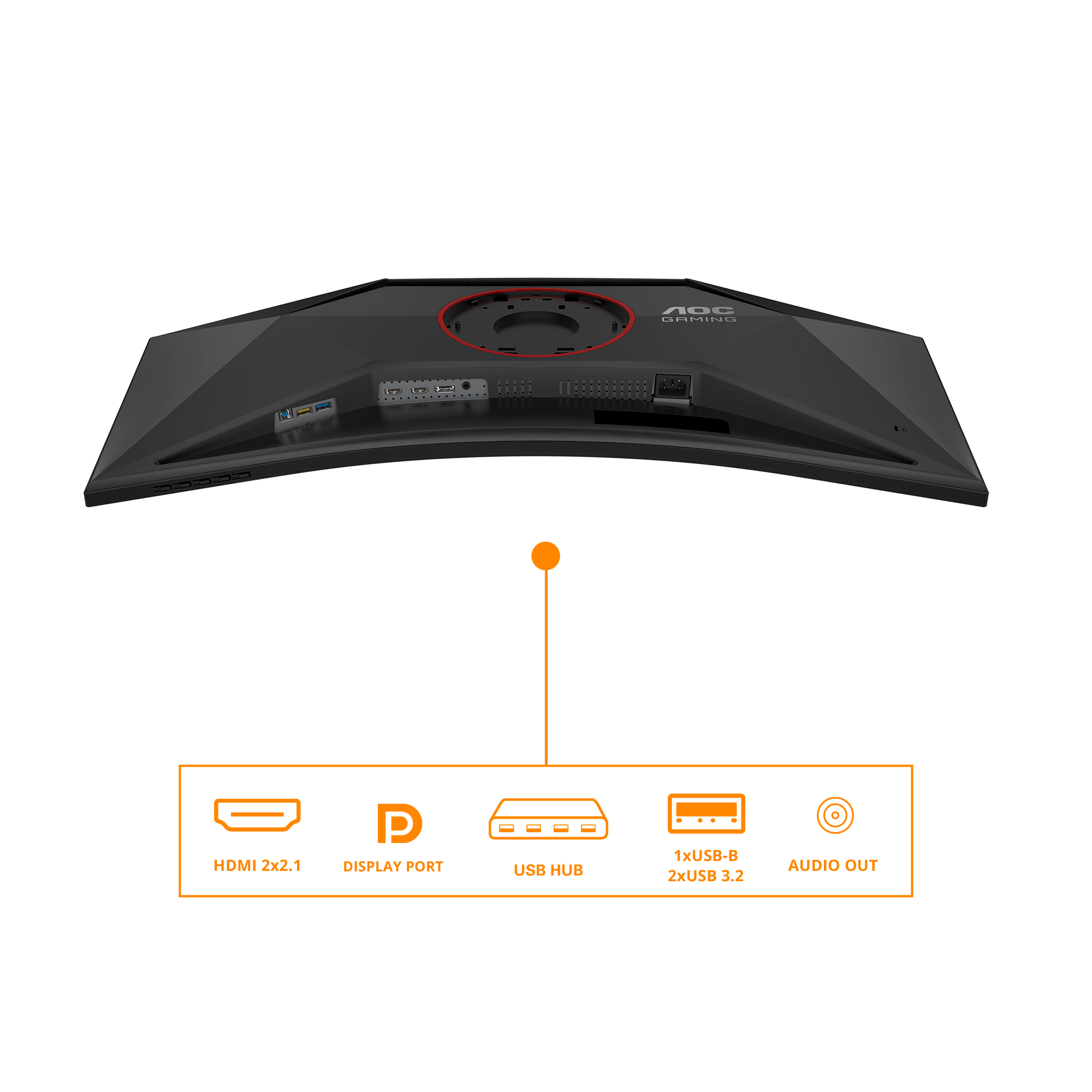 AOC - Monitor Curvo AOC Gaming 34" CU34G4Z Fast VA WQHD 240Hz 0.5ms