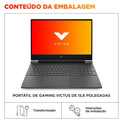 HP - Portátil HP Victus 15-fa2026np 15.6" i7-13650H 16GB DDR4 1TB RTX 4050 FHD 144Hz