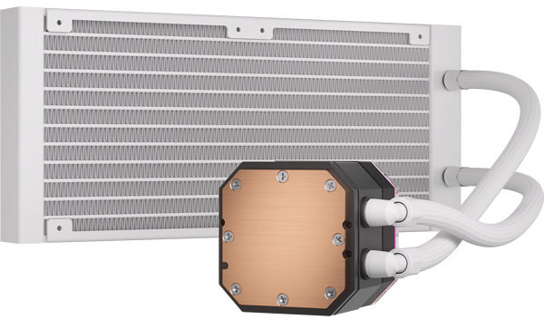 Corsair - Water Cooler CPU Corsair iCUE H100i ELITE CAPELLIX XT 240mm Branco