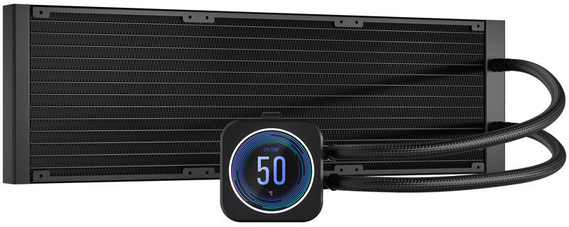 Corsair - Water Cooler CPU Corsair iCUE H170i Elite XT LCD Display 420mm Preto