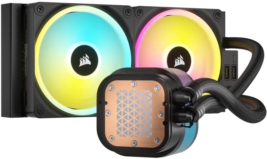 Corsair - Water Cooler CPU Corsair iCUE LINK H100i RGB 240mm Preto