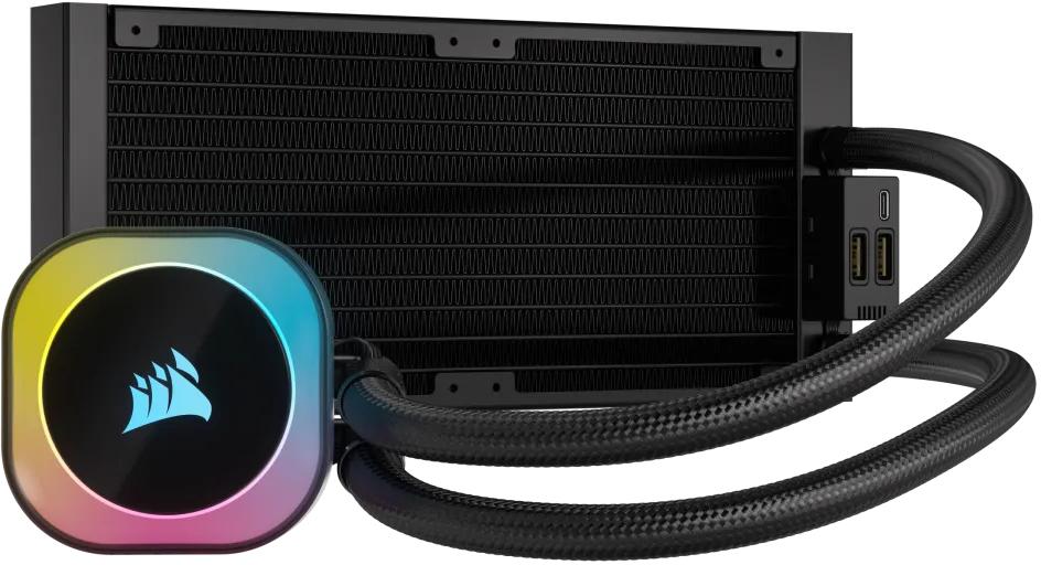 Corsair - Water Cooler CPU Corsair iCUE LINK H100i RGB 240mm Preto