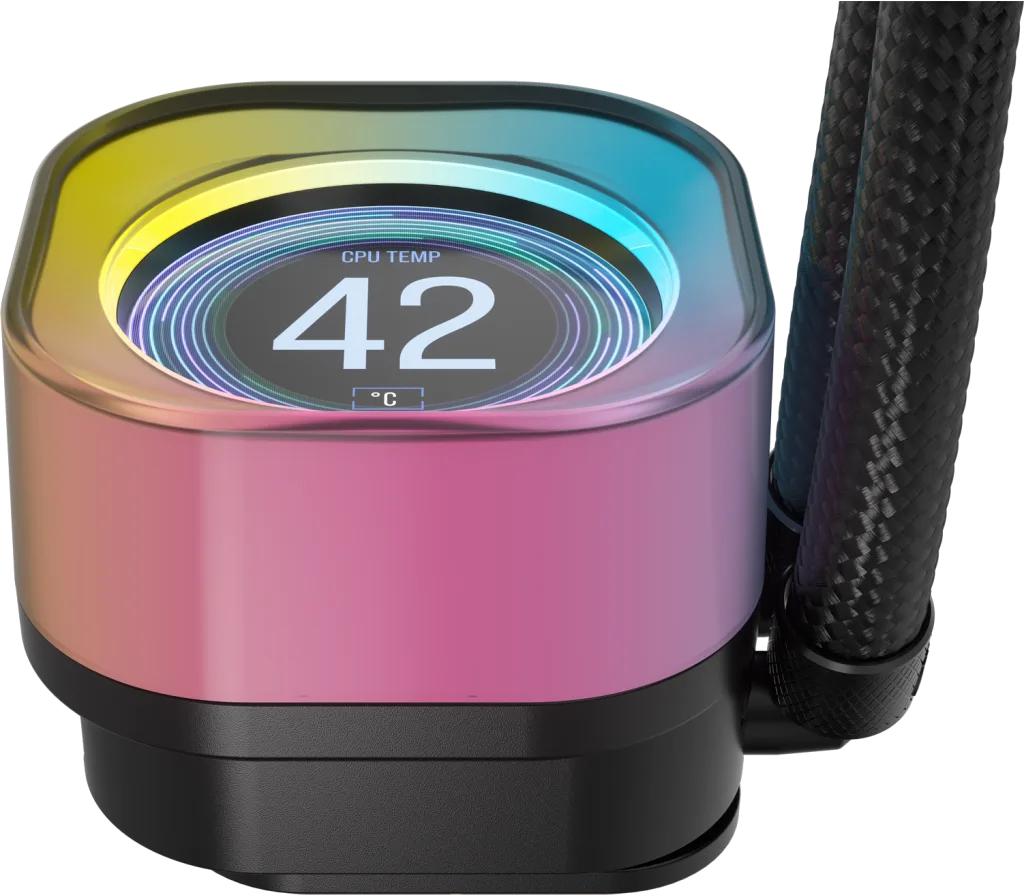 Corsair - Water Cooler CPU Corsair iCUE LINK H150i LCD 360mm Preto