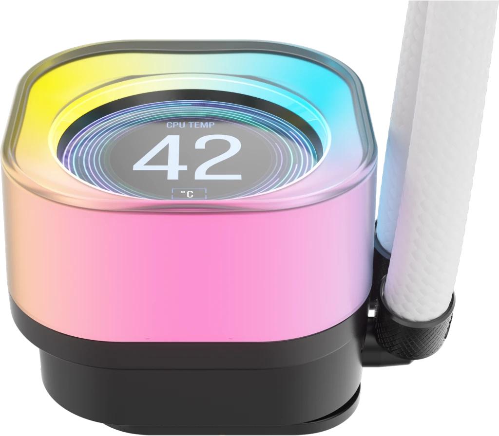 Corsair - Water Cooler CPU Corsair iCUE LINK H150i LCD 360mm Branco