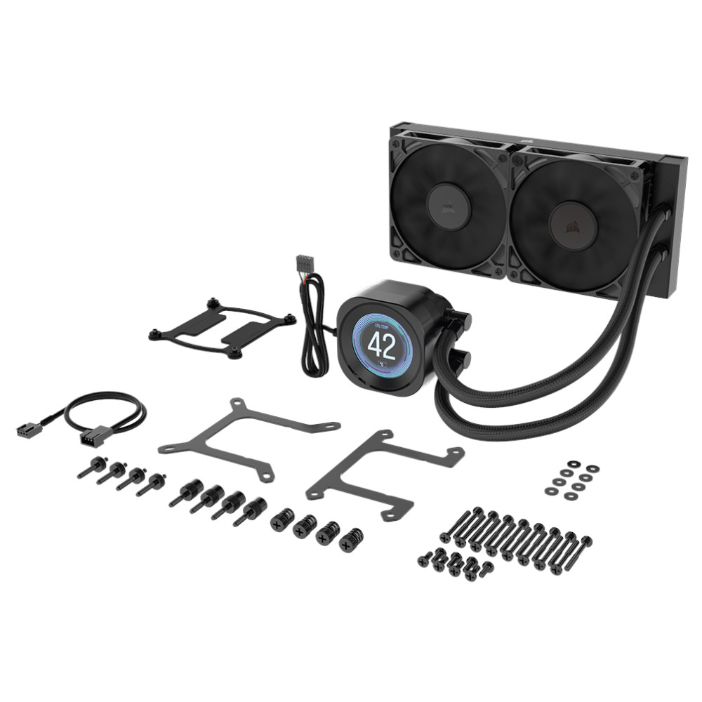 Corsair - Water Cooler CPU Corsair NAUTILUS RS LCD 240mm Preto