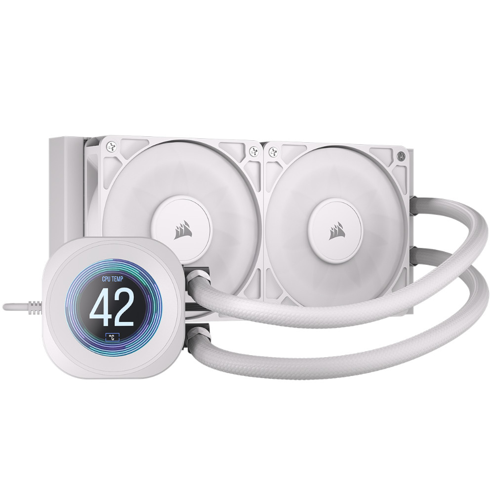 Corsair - Water Cooler CPU Corsair NAUTILUS RS LCD 240mm Branco