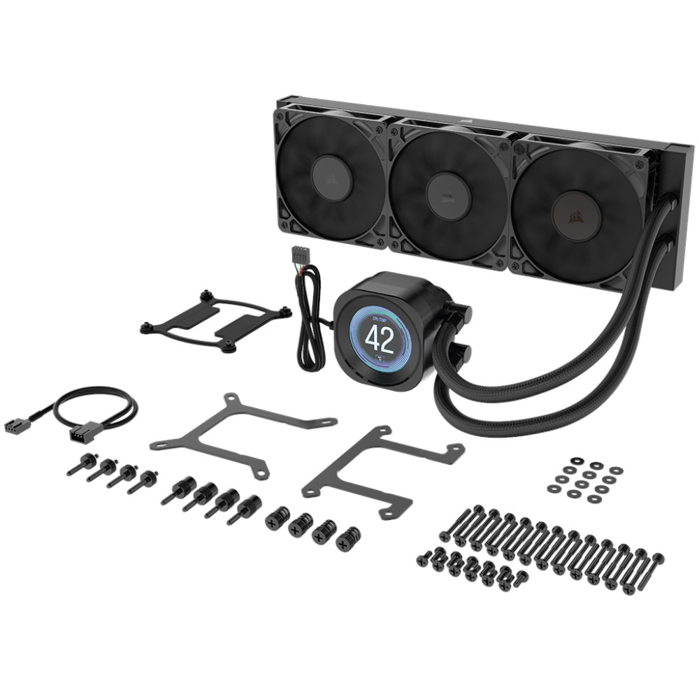 Corsair - Water Cooler CPU Corsair NAUTILUS RS LCD 360mm Preto