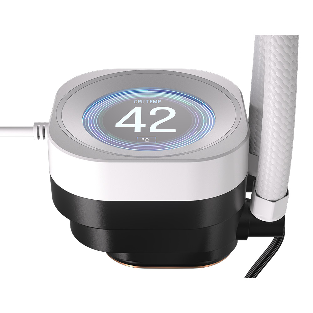 Corsair - Water Cooler CPU Corsair NAUTILUS RS LCD 360mm Branco