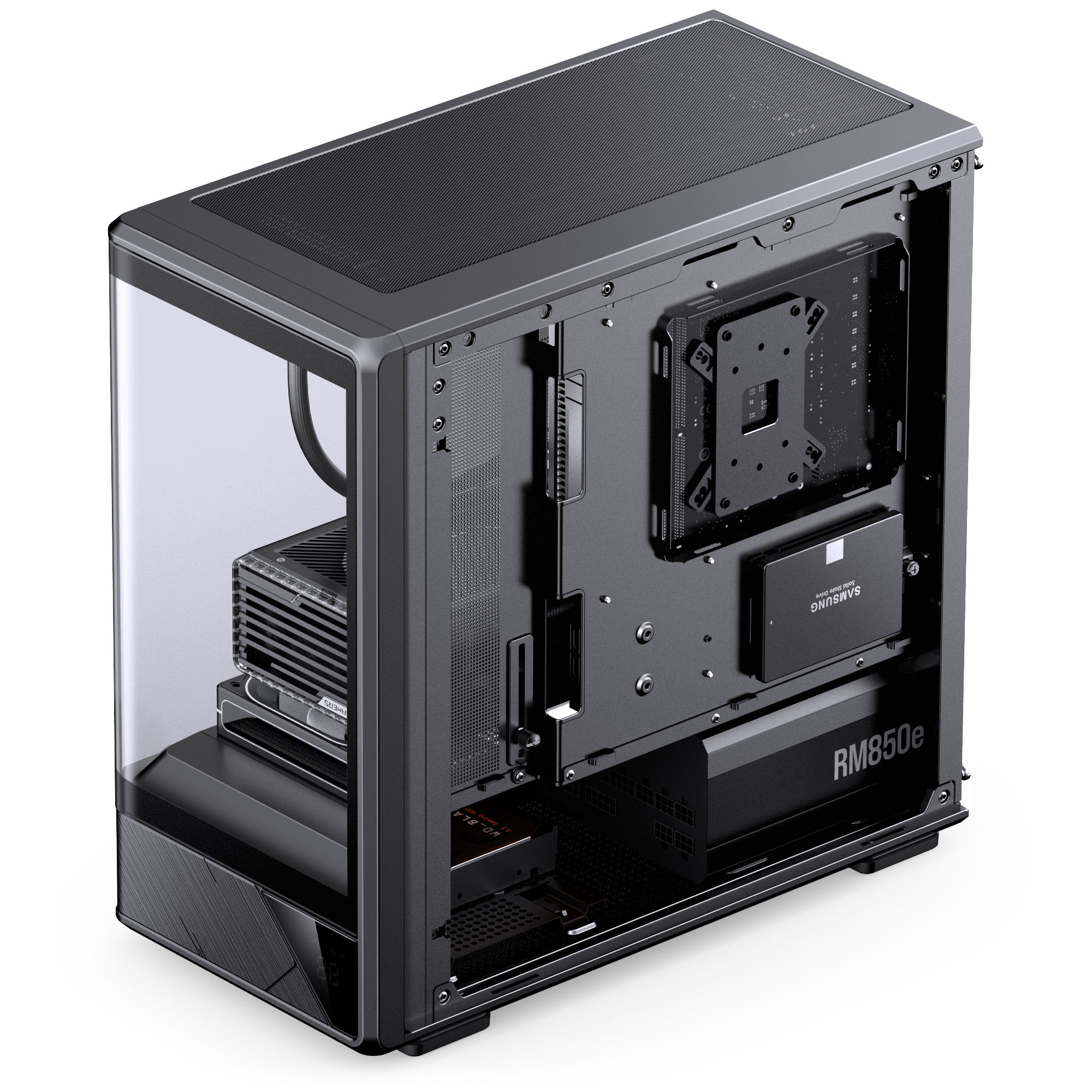 Jonsbo - Caixa Micro-ATX Jonsbo D200 Vidro Temperado Preto