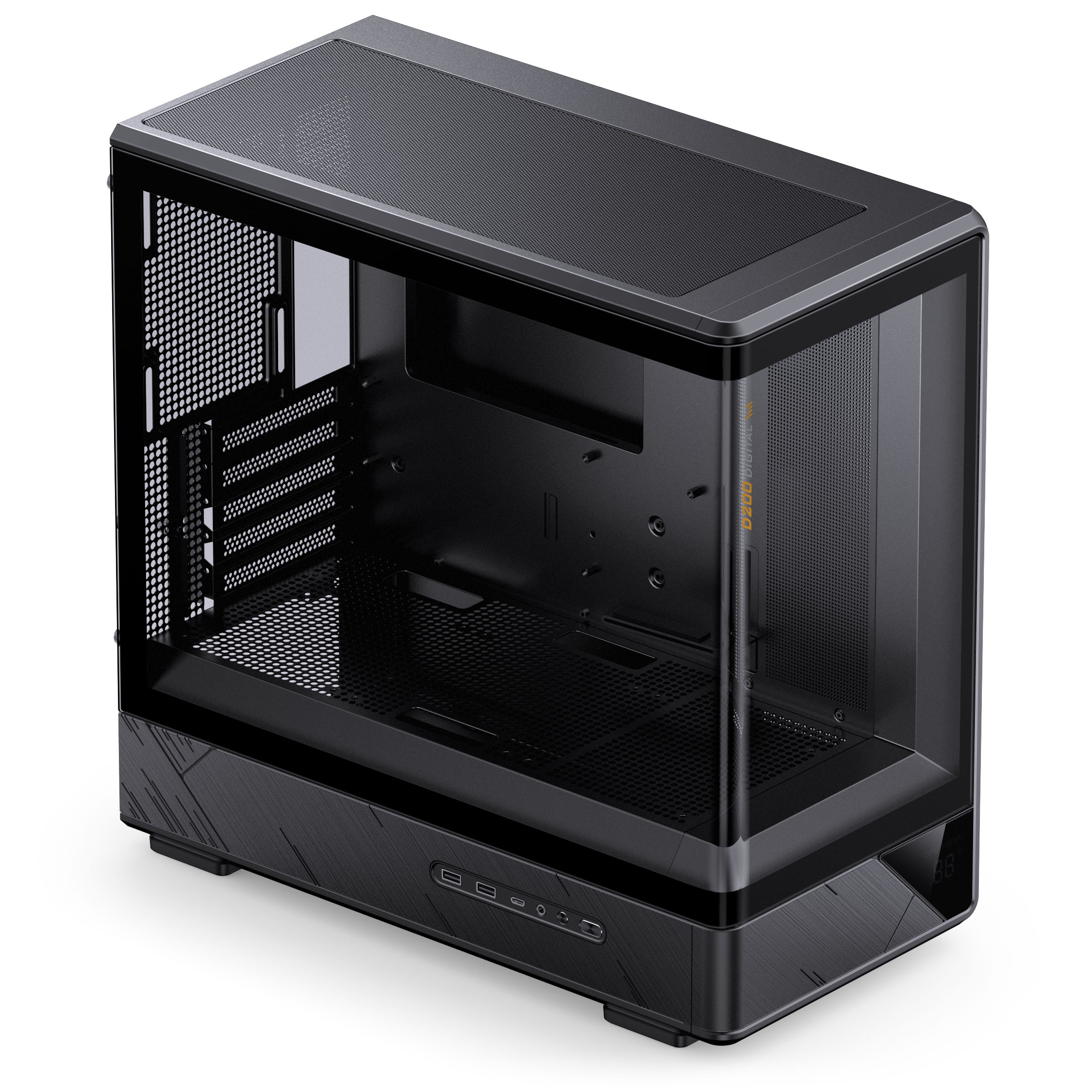 Jonsbo - Caixa Micro-ATX Jonsbo D200 Vidro Temperado Preto