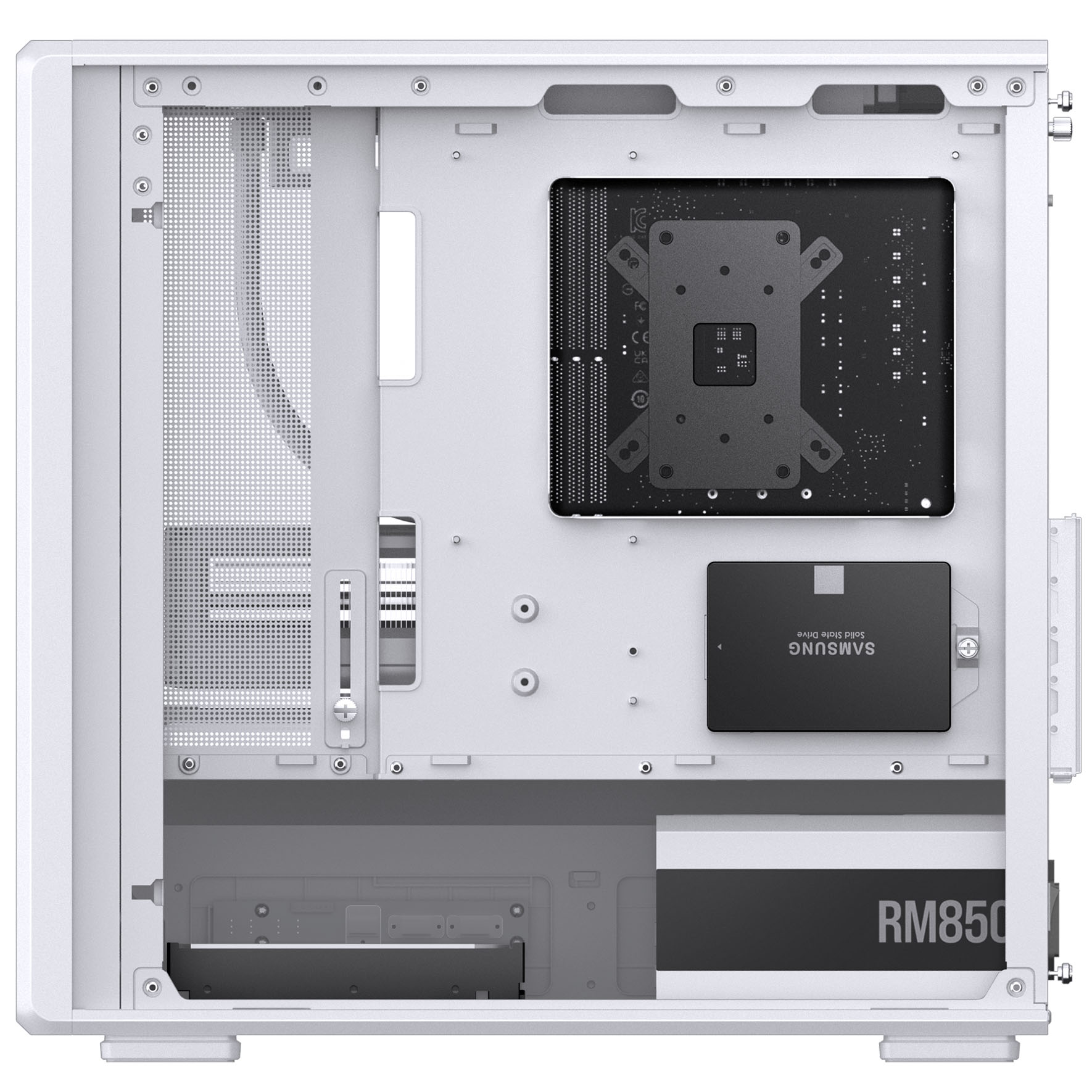Jonsbo - Caixa Micro-ATX Jonsbo D200 Vidro Temperado Branco
