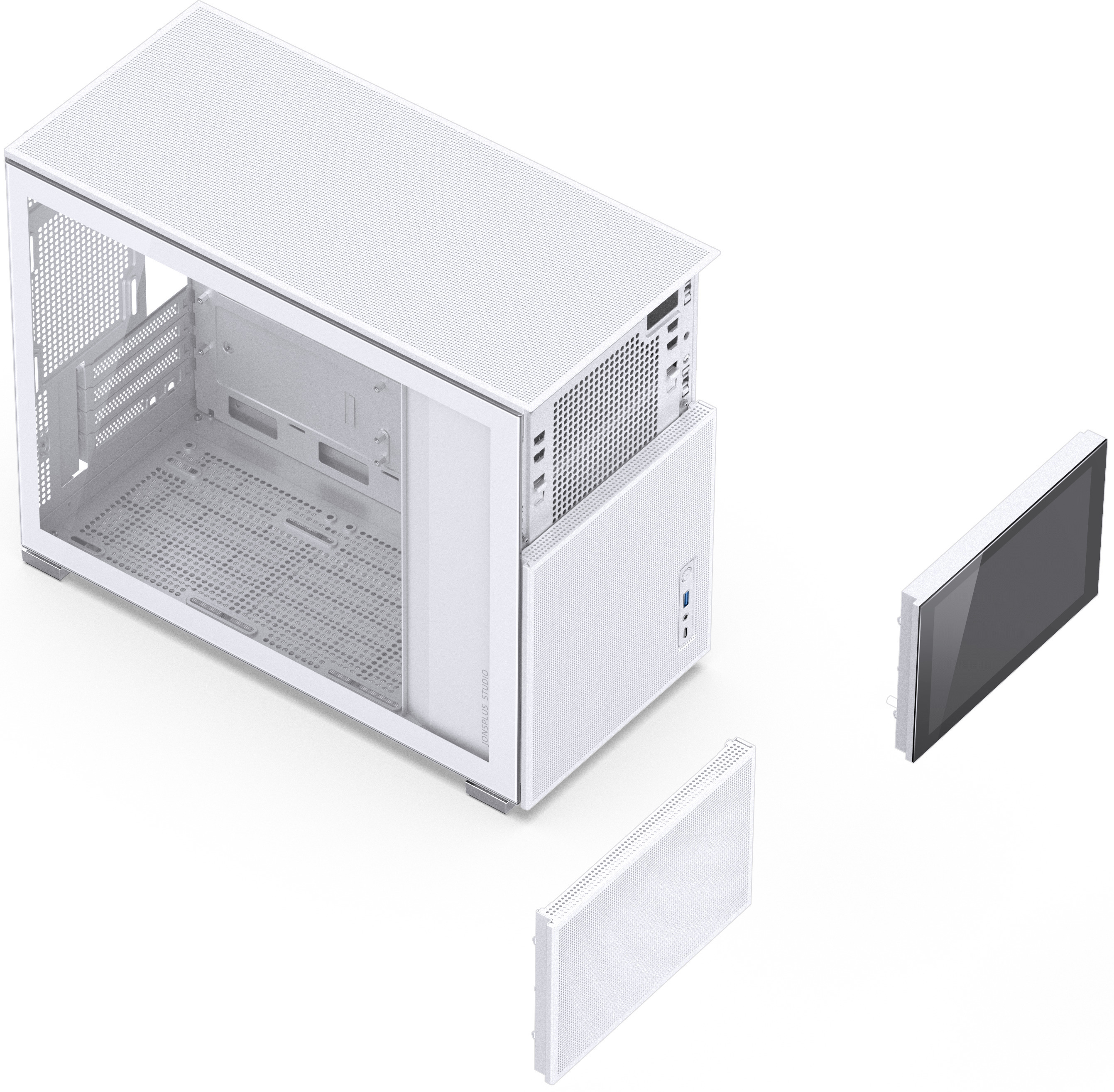 Jonsbo - Caixa Micro-ATX Jonsbo D31 MESH com Visor Vidro Temperado Branco