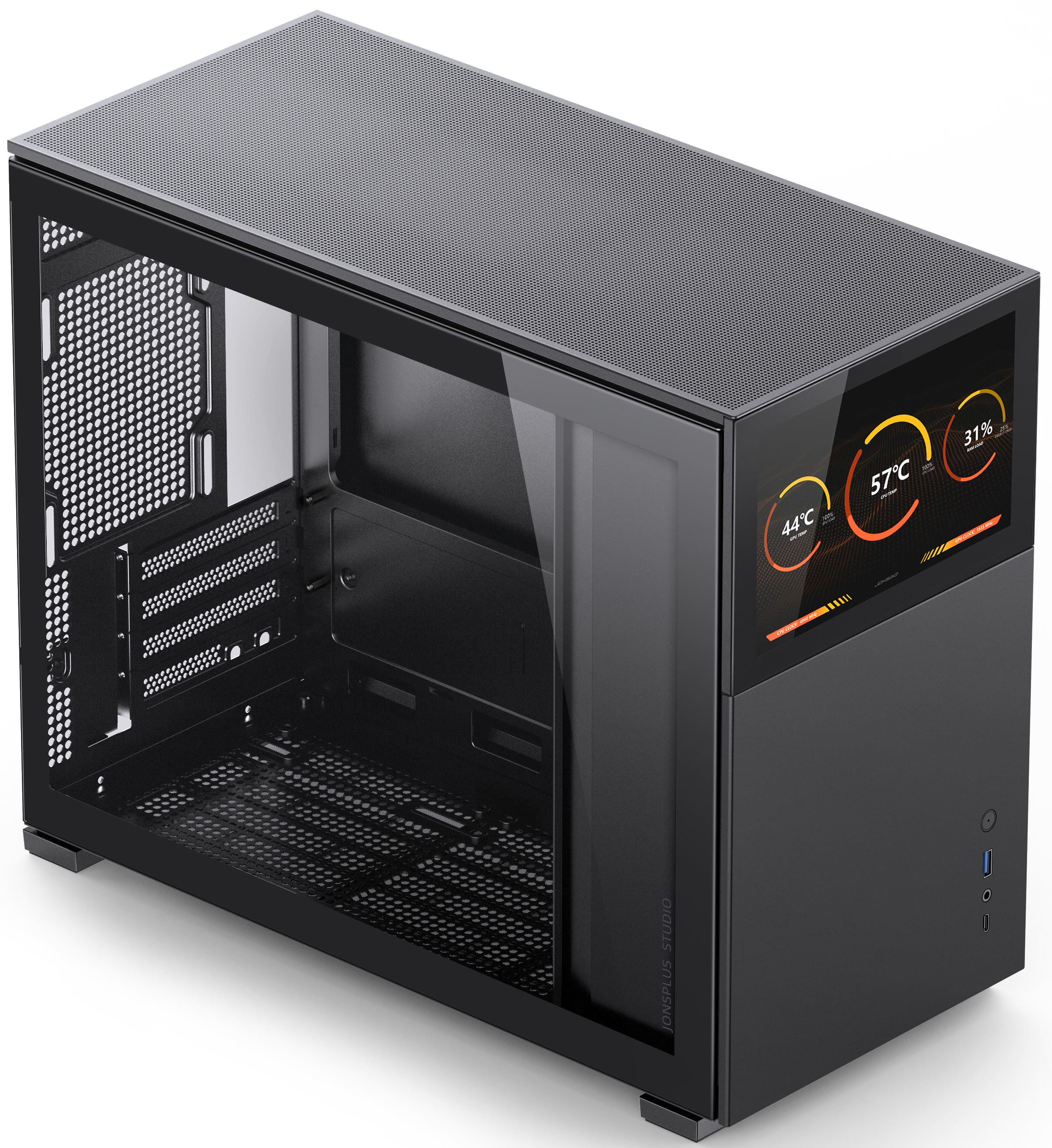 Jonsbo - Caixa Micro-ATX Jonsbo D31 STD com Visor Vidro Temperado Preto