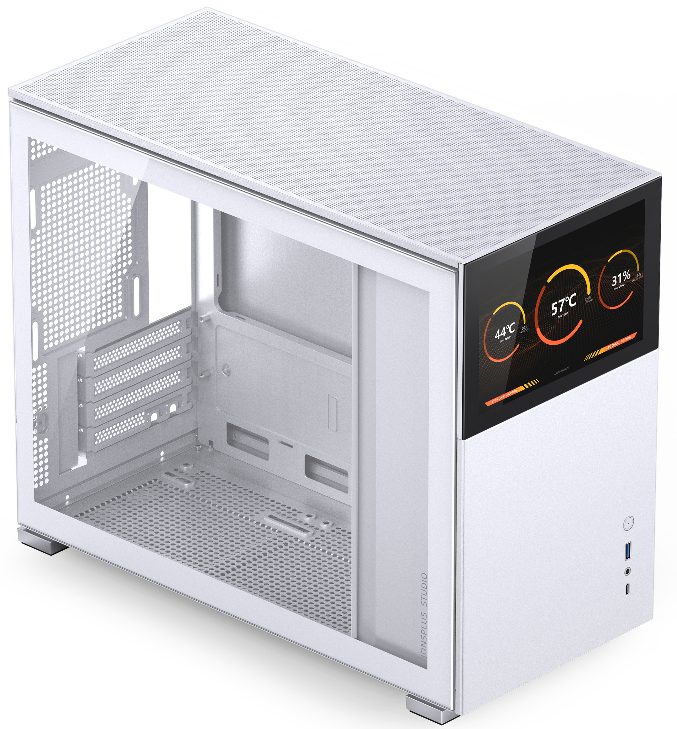 Jonsbo - Caixa Micro-ATX Jonsbo D31 STD Com Visor Vidro Temperado Branco