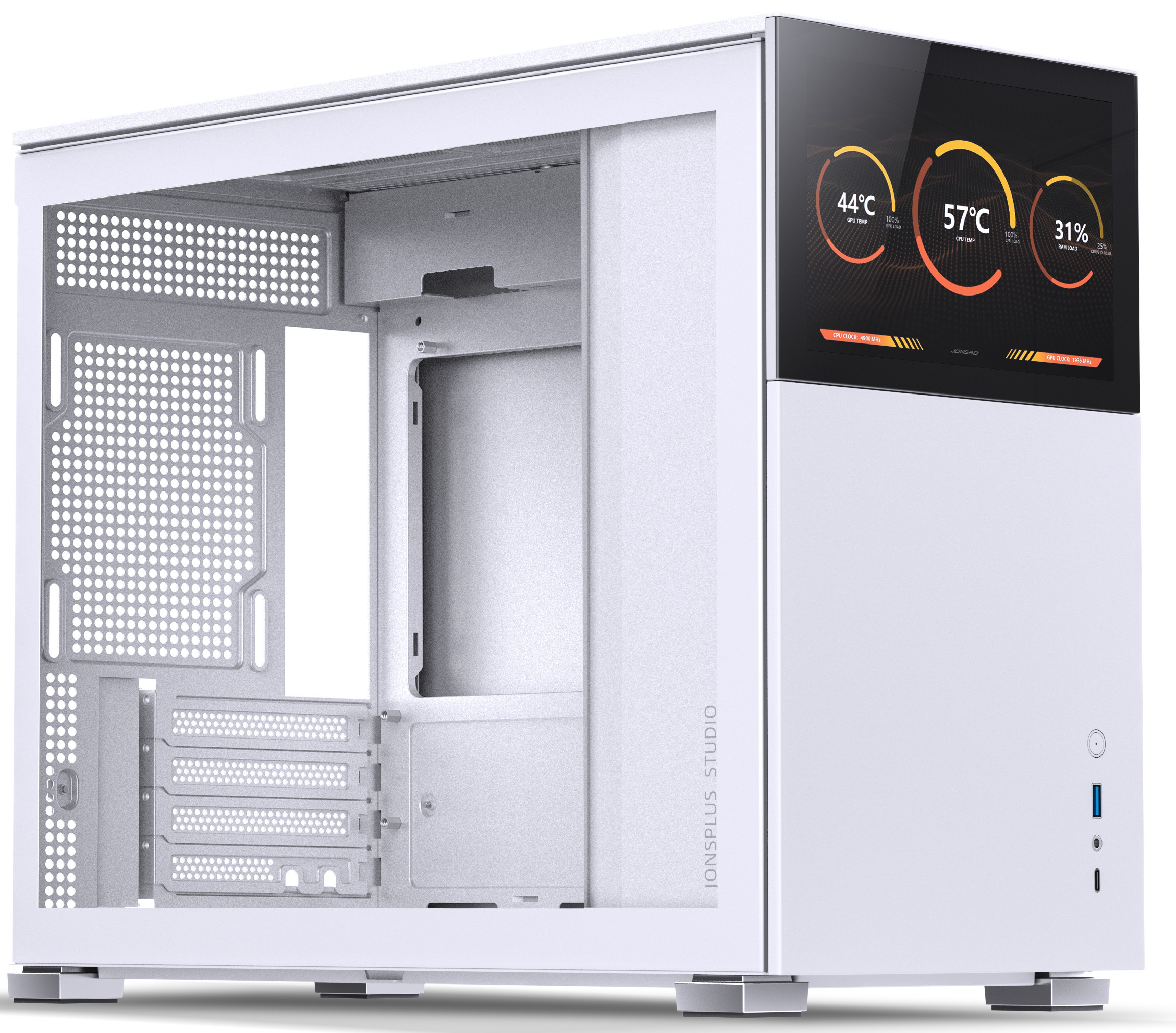 Jonsbo - Caixa Micro-ATX Jonsbo D31 STD Com Visor Vidro Temperado Branco