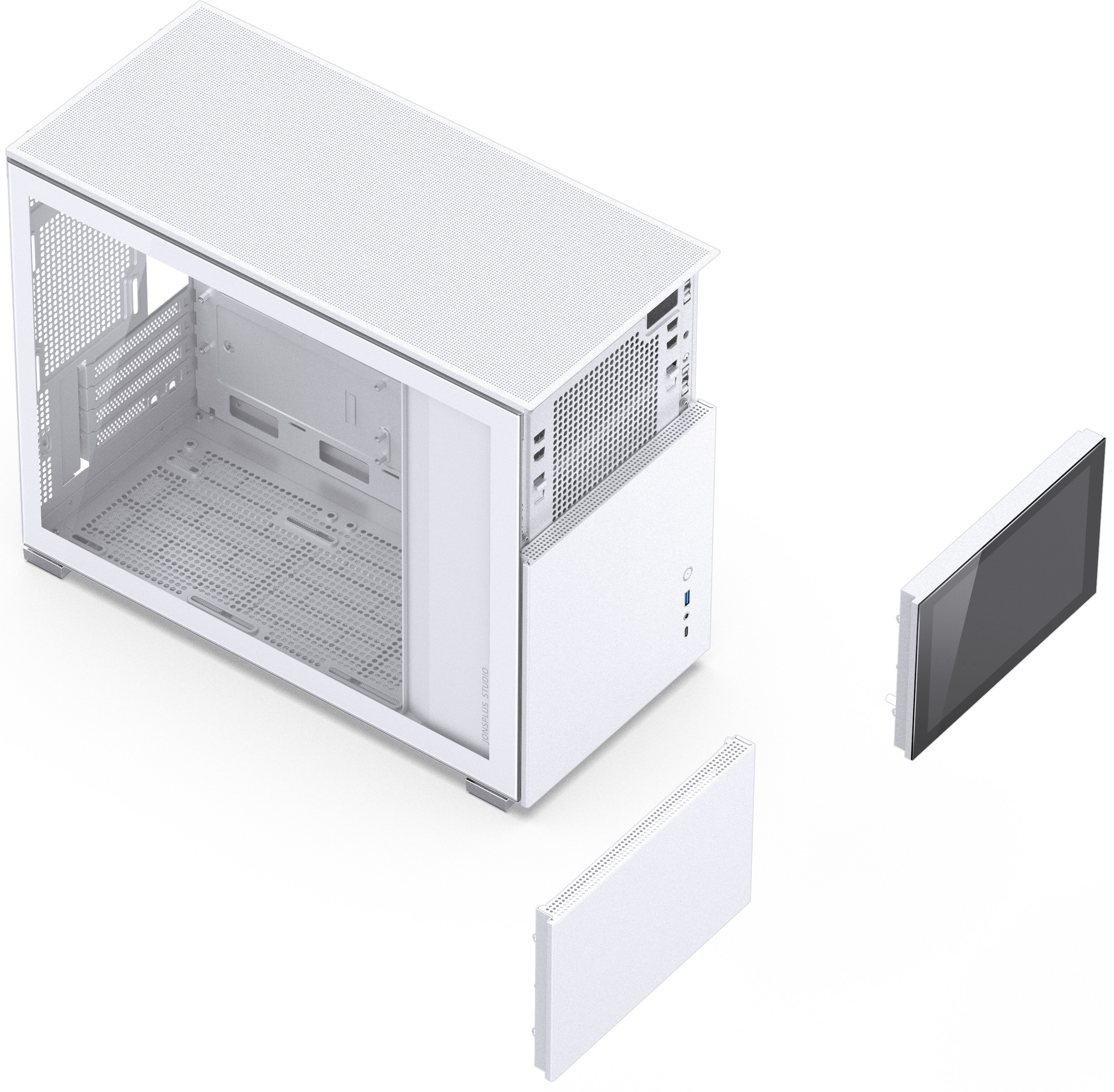 Jonsbo - Caixa Micro-ATX Jonsbo D31 STD Com Visor Vidro Temperado Branco