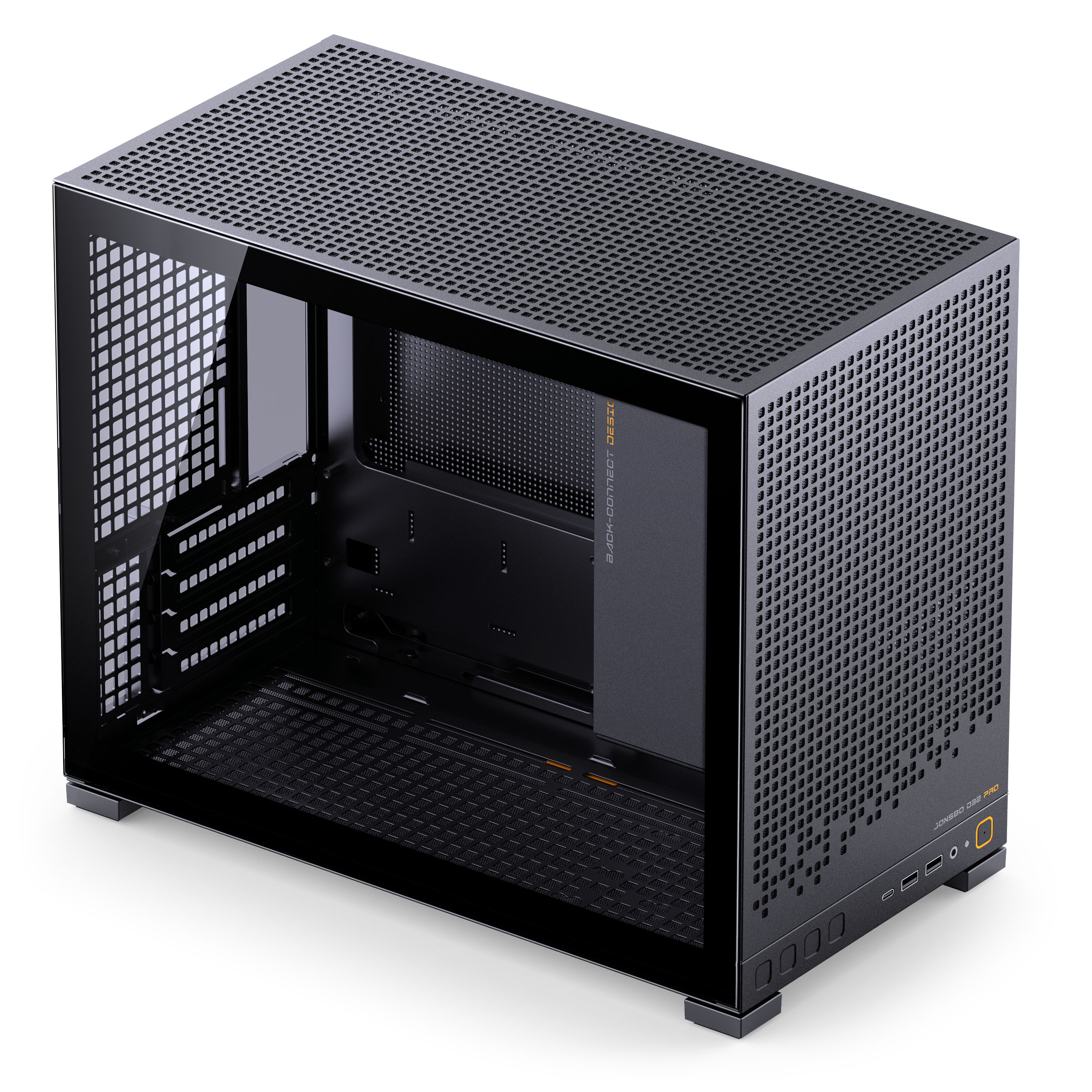 Jonsbo - Caixa Micro-ATX Jonsbo D32 PRO Vidro Temperado Preto