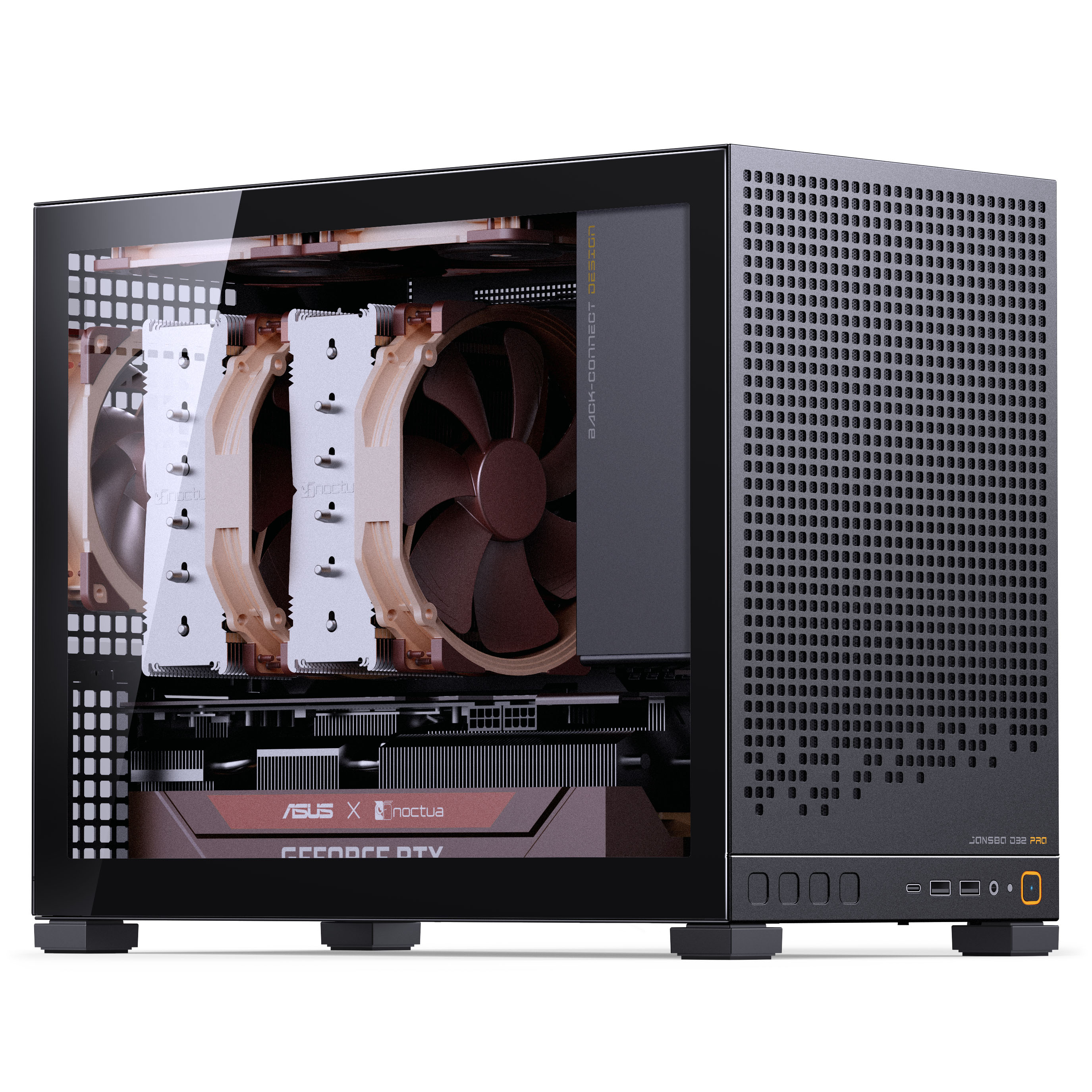 Jonsbo - Caixa Micro-ATX Jonsbo D32 PRO Vidro Temperado Preto