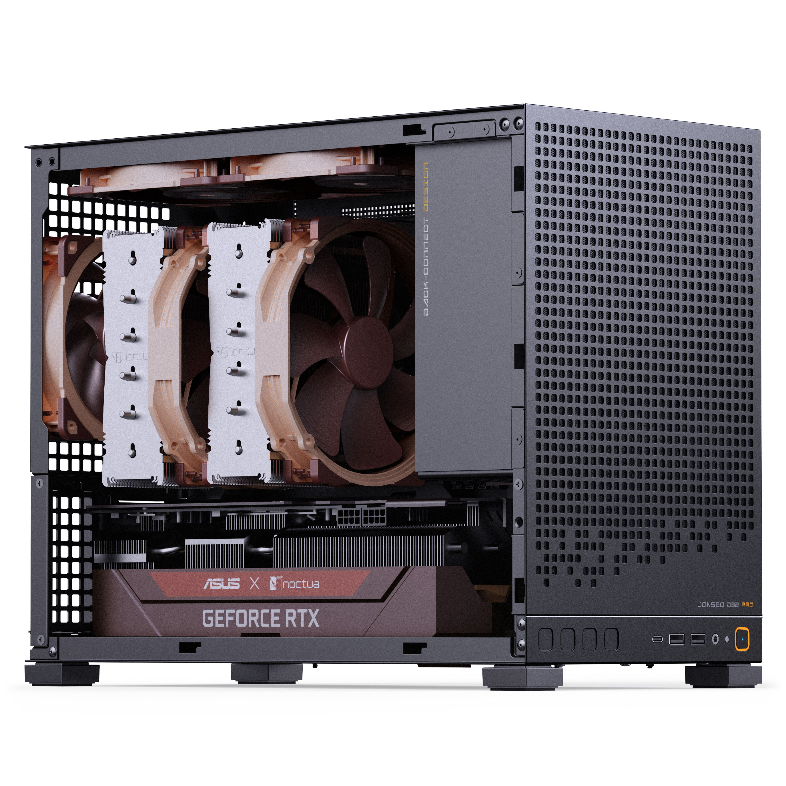 Jonsbo - Caixa Micro-ATX Jonsbo D32 PRO Vidro Temperado Preto