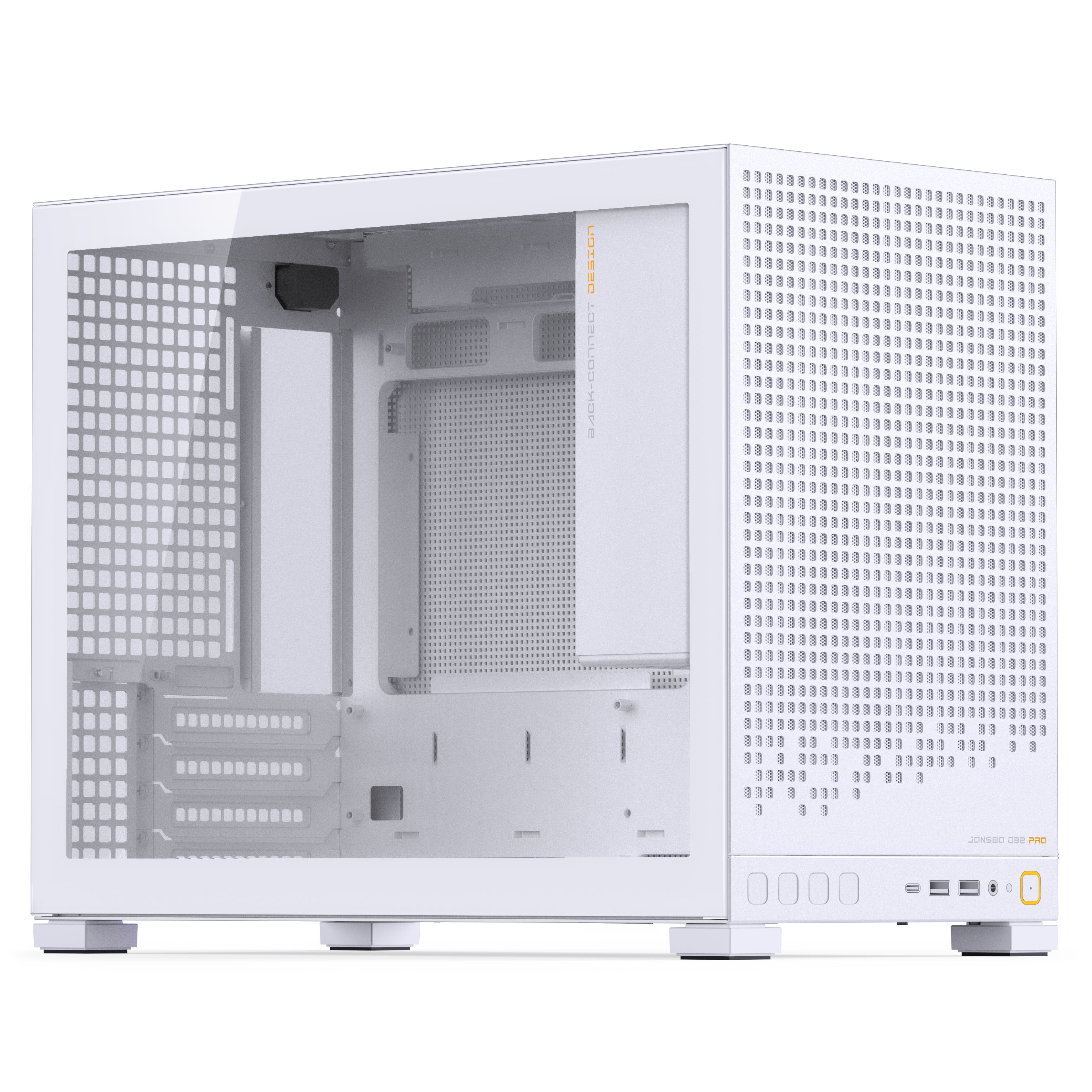 Jonsbo - Caixa Micro-ATX Jonsbo D32 PRO Vidro Temperado Branco