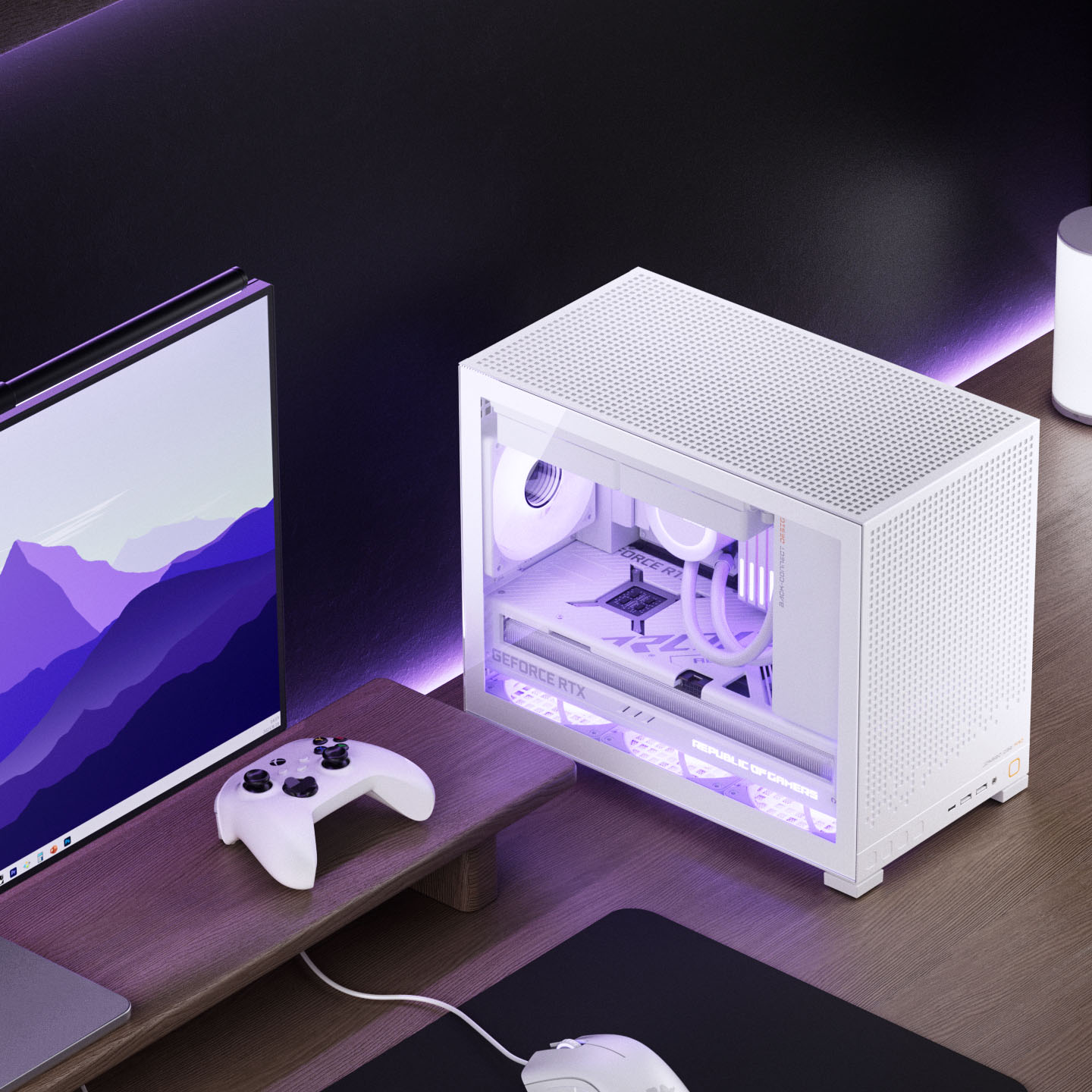 Jonsbo - Caixa Micro-ATX Jonsbo D32 PRO Vidro Temperado Branco