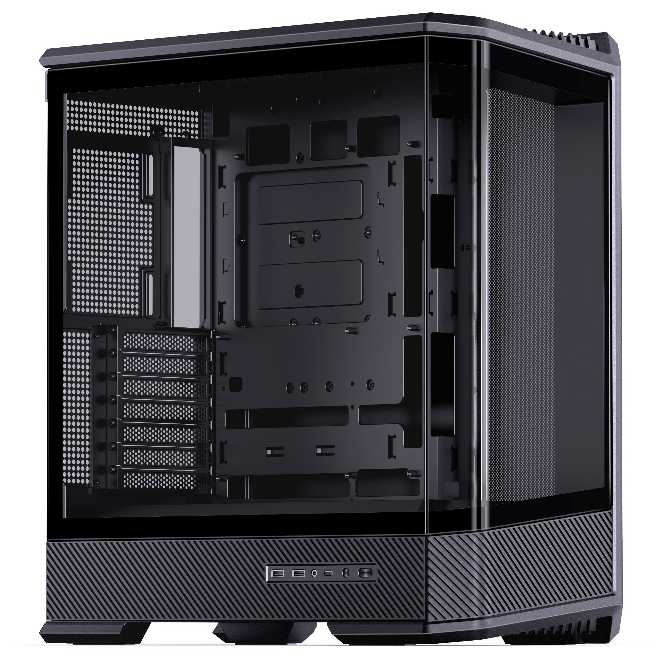 Jonsbo - Caixa ATX Jonsbo D400 Vidro Temperado Preto