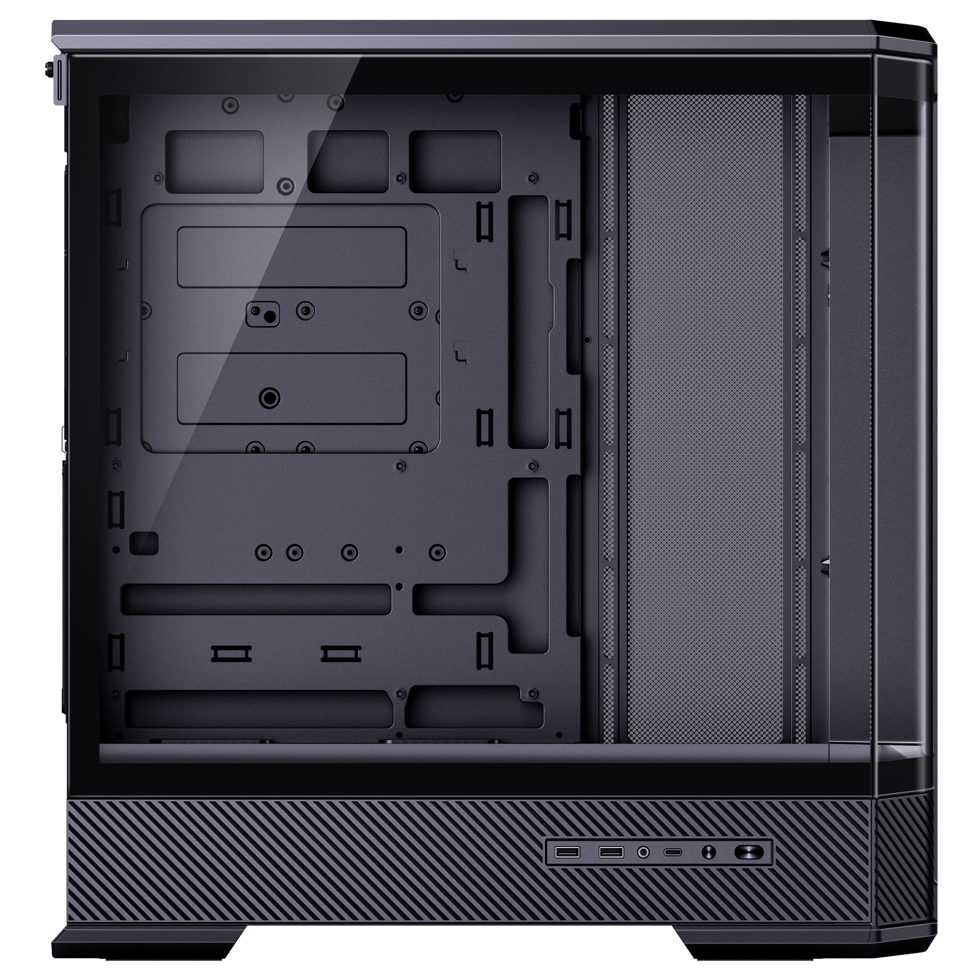 Jonsbo - Caixa ATX Jonsbo D400 Vidro Temperado Preto