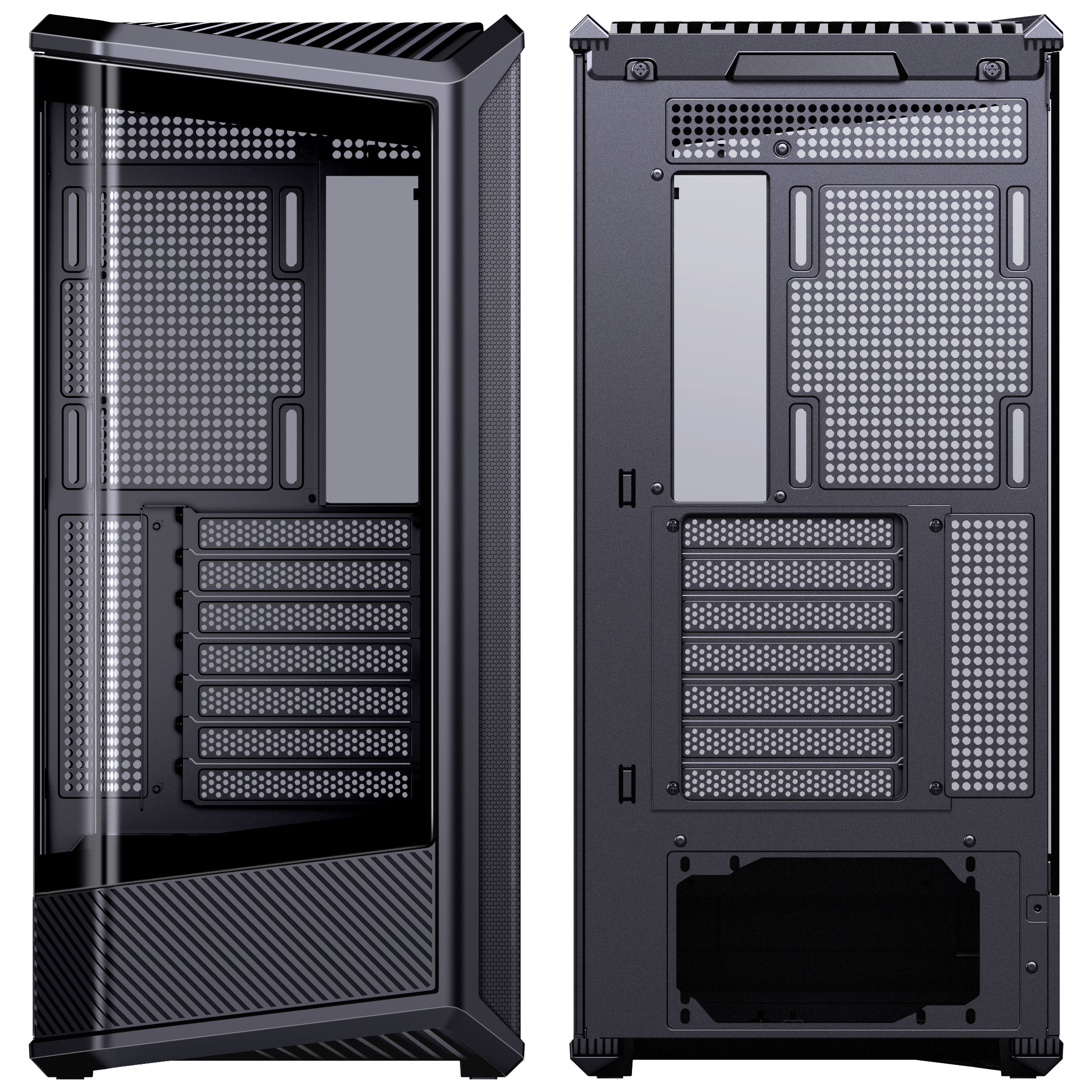 Jonsbo - Caixa ATX Jonsbo D400 Vidro Temperado Preto