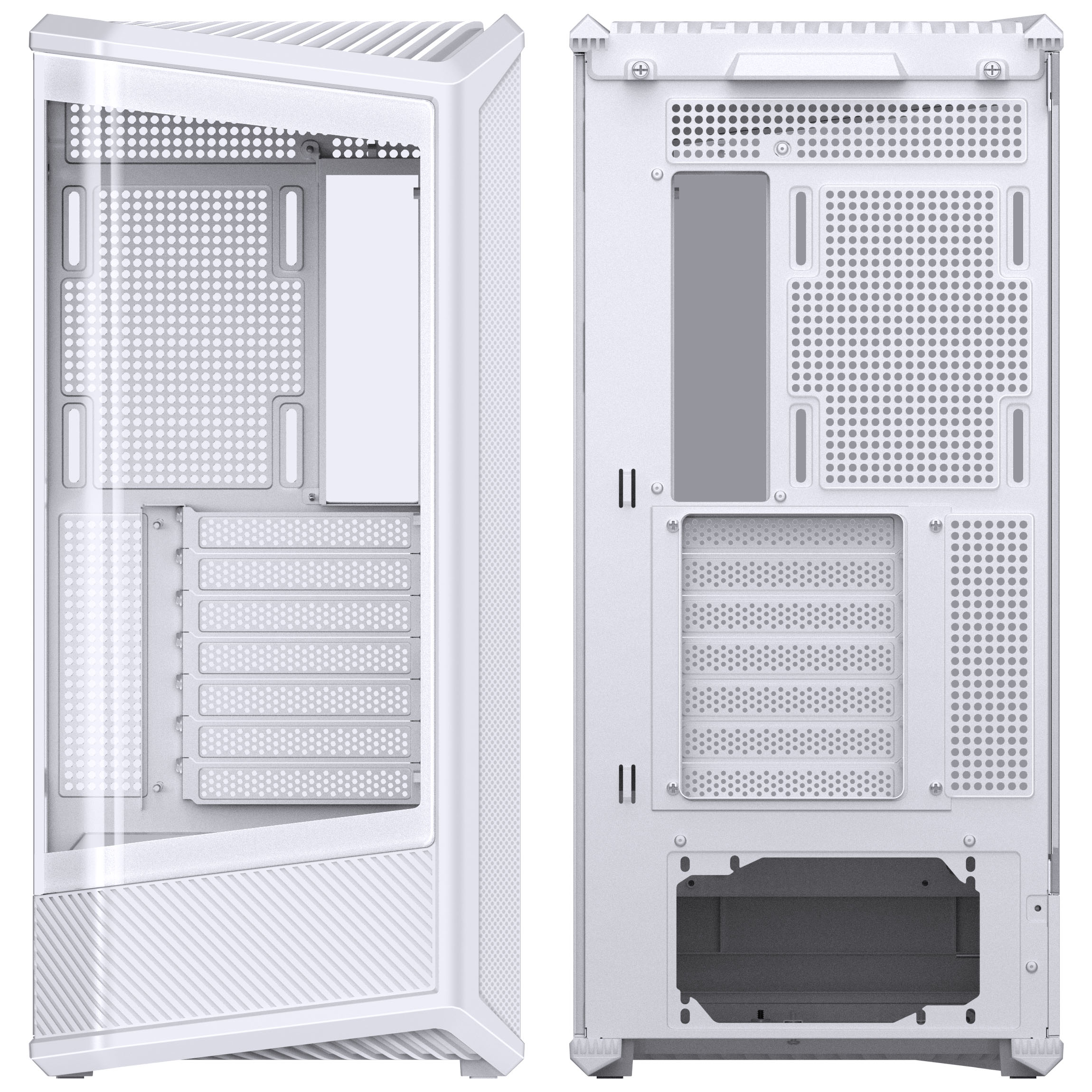 Jonsbo - Caixa ATX Jonsbo D400 Vidro Temperado Branco