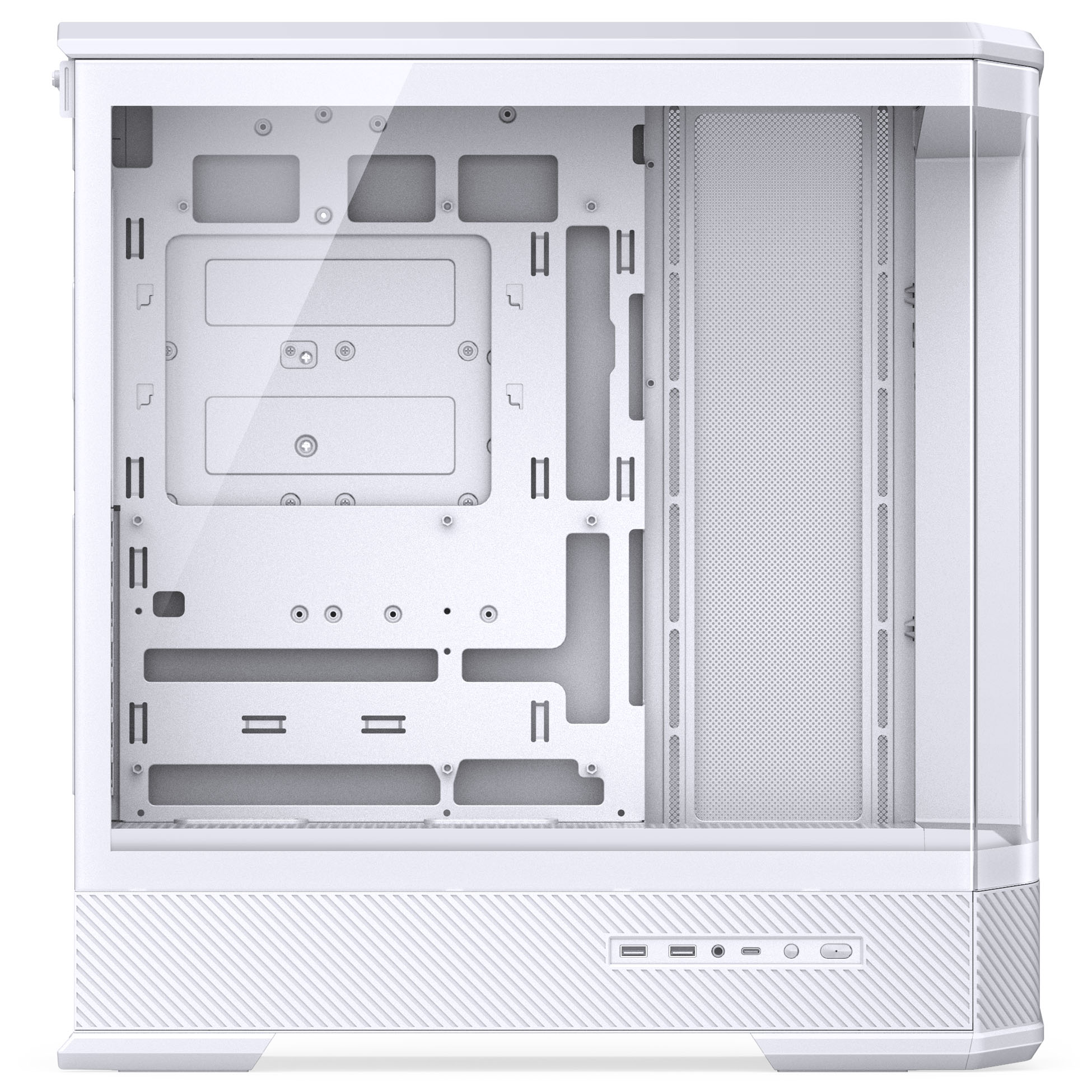 Jonsbo - Caixa ATX Jonsbo D400 Vidro Temperado Branco