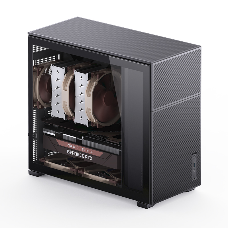 Jonsbo - Caixa ATX Jonsbo D41 MESH Vidro Temperado Preto