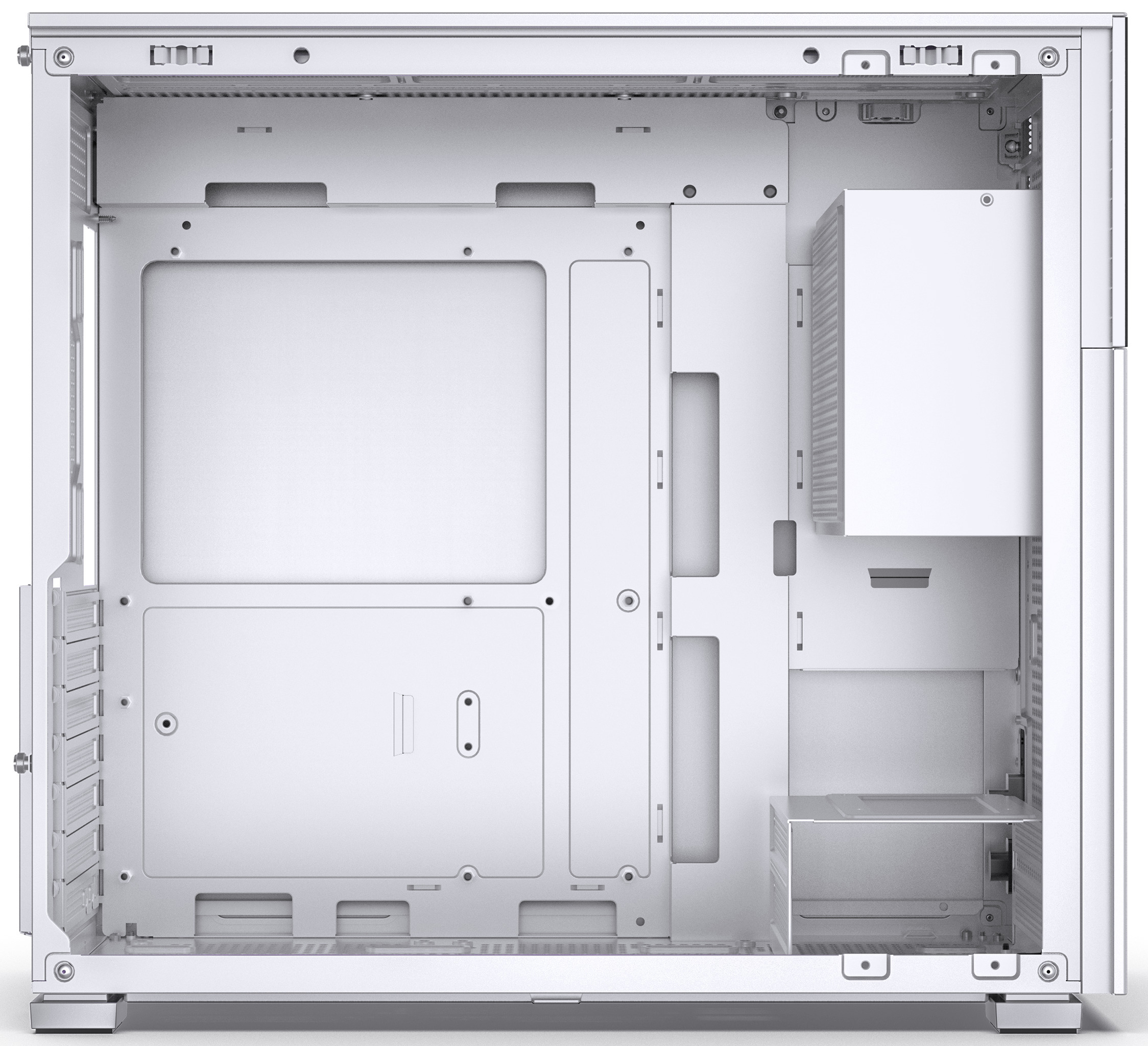Jonsbo - Caixa ATX Jonsbo D41 MESH com Visor Vidro Temperado Branco