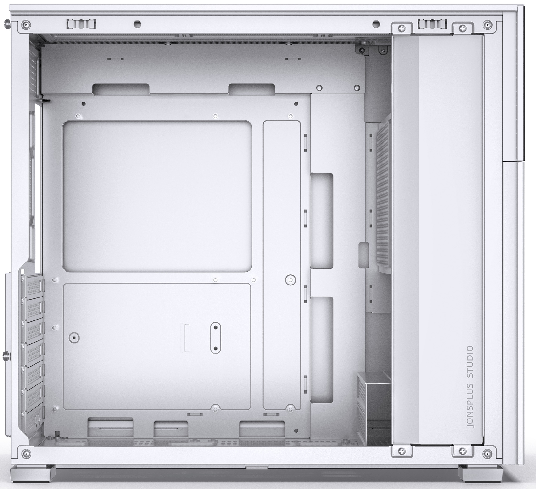 Jonsbo - Caixa ATX Jonsbo D41 MESH com Visor Vidro Temperado Branco