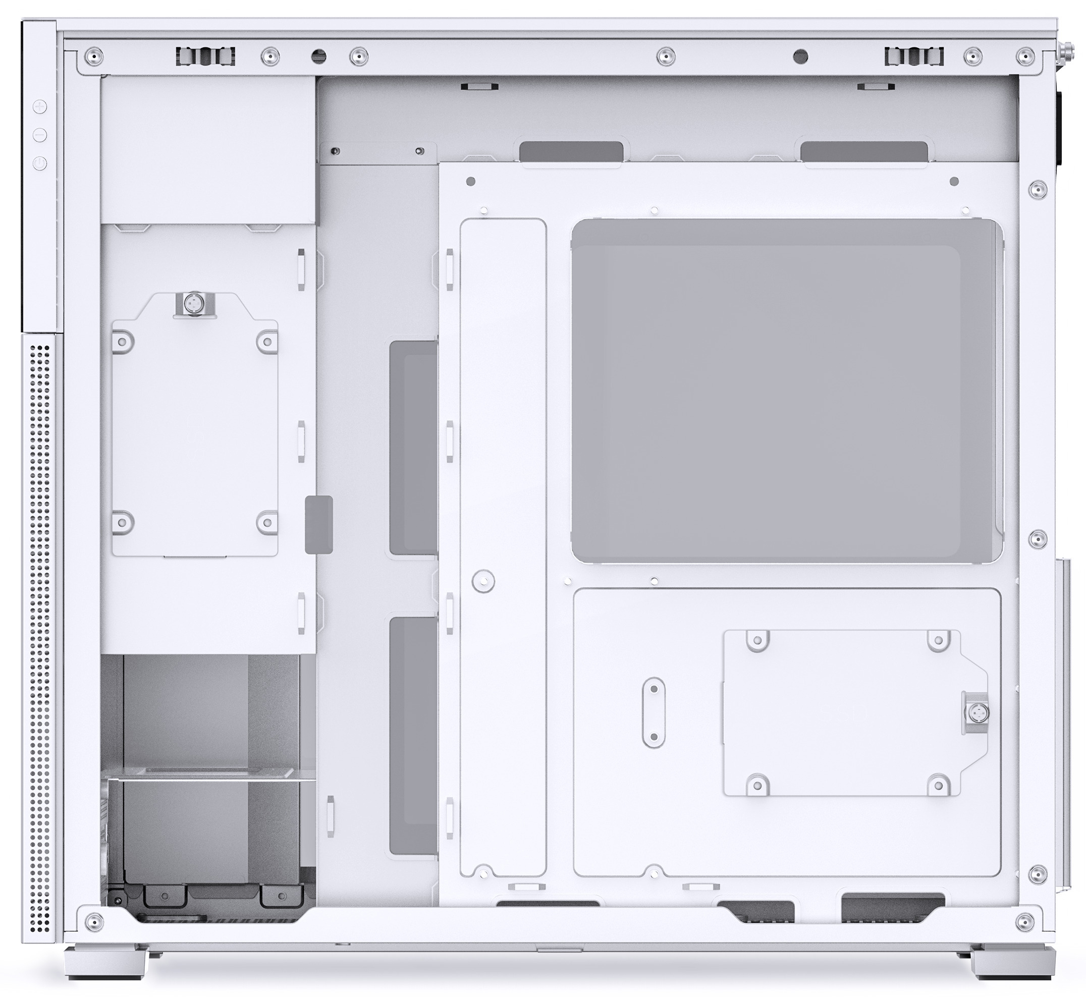Jonsbo - Caixa ATX Jonsbo D41 MESH com Visor Vidro Temperado Branco