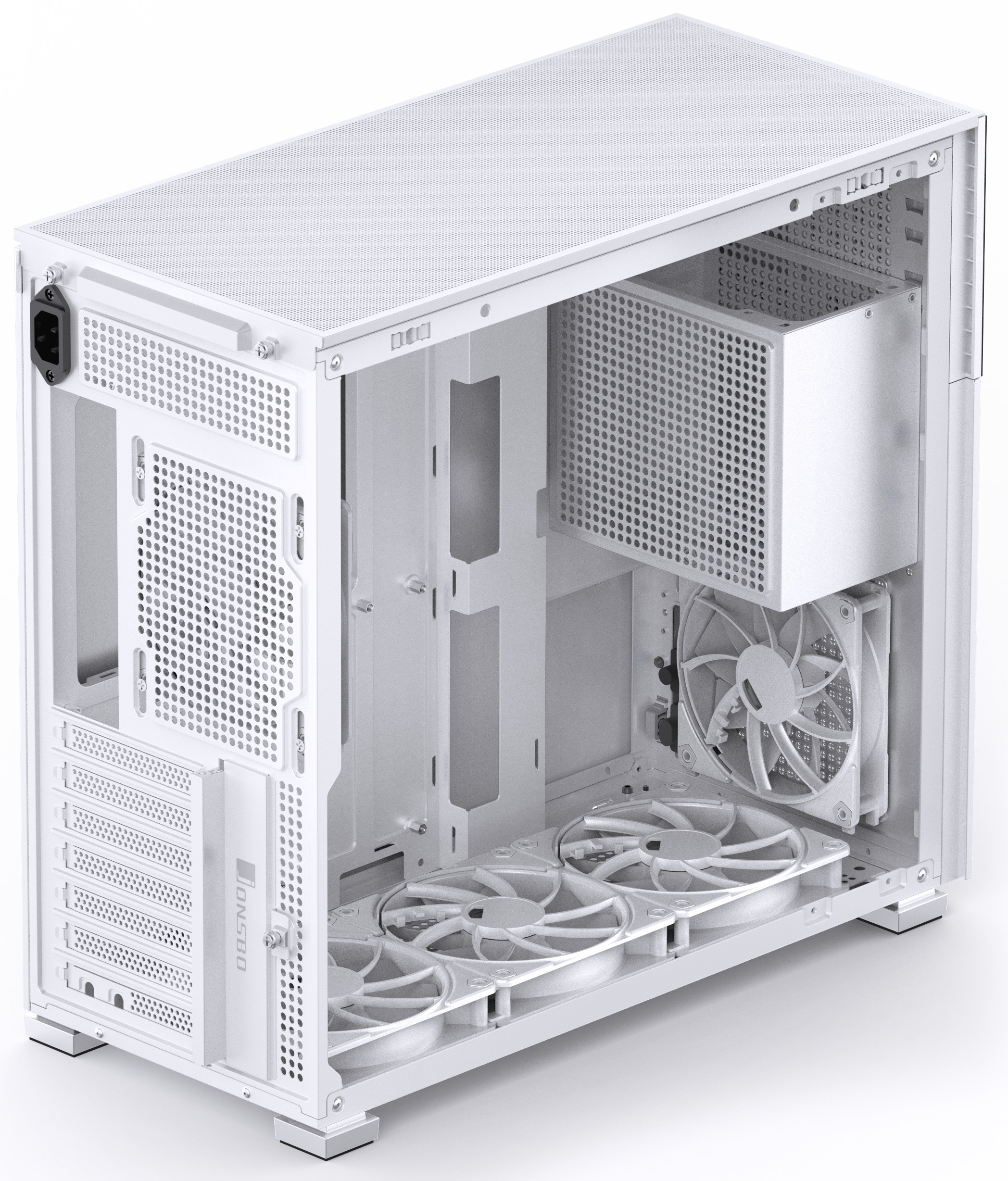 Jonsbo - Caixa ATX Jonsbo D41 MESH com Visor Vidro Temperado Branco