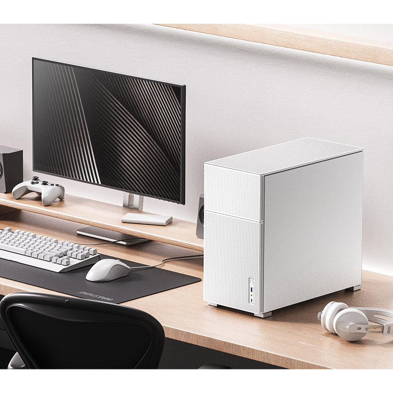 Jonsbo - Caixa ATX Jonsbo D41 MESH Vidro Temperado Branco