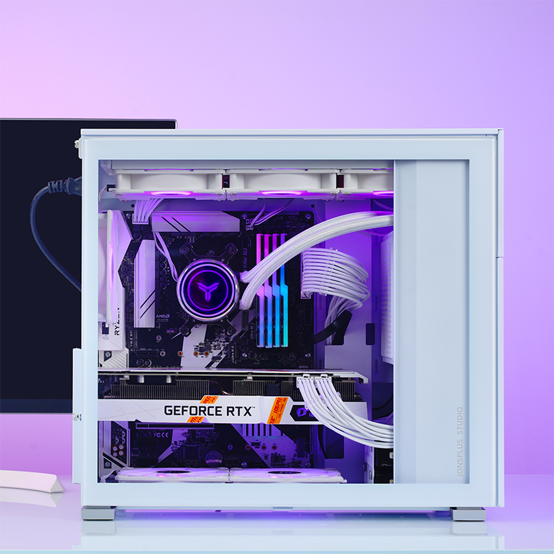 Jonsbo - Caixa ATX Jonsbo D41 MESH Vidro Temperado Branco
