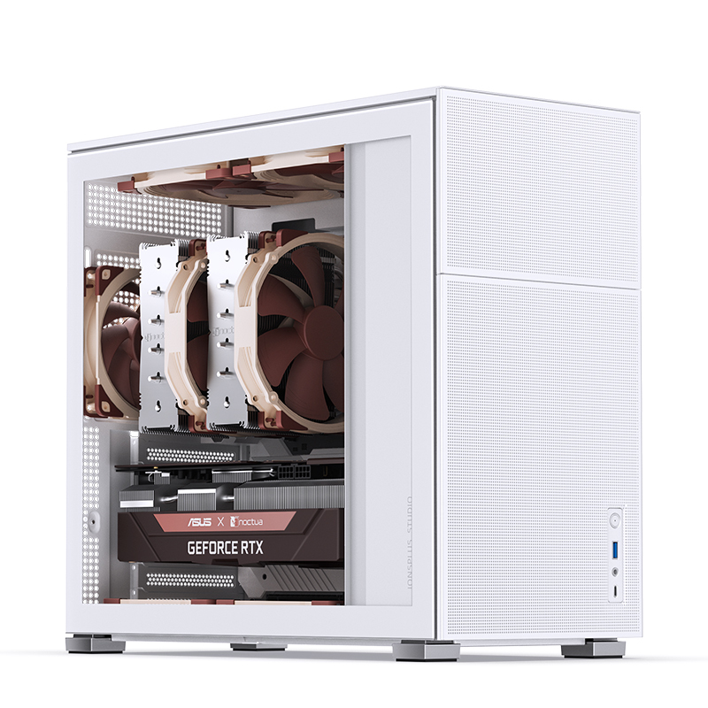 Jonsbo - Caixa ATX Jonsbo D41 MESH Vidro Temperado Branco