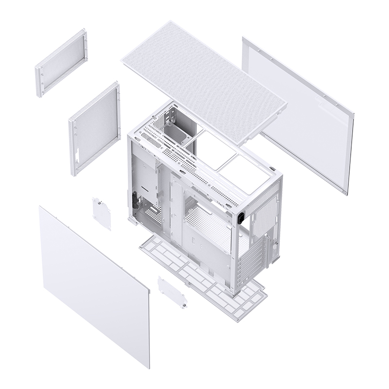 Jonsbo - Caixa ATX Jonsbo D41 MESH Vidro Temperado Branco