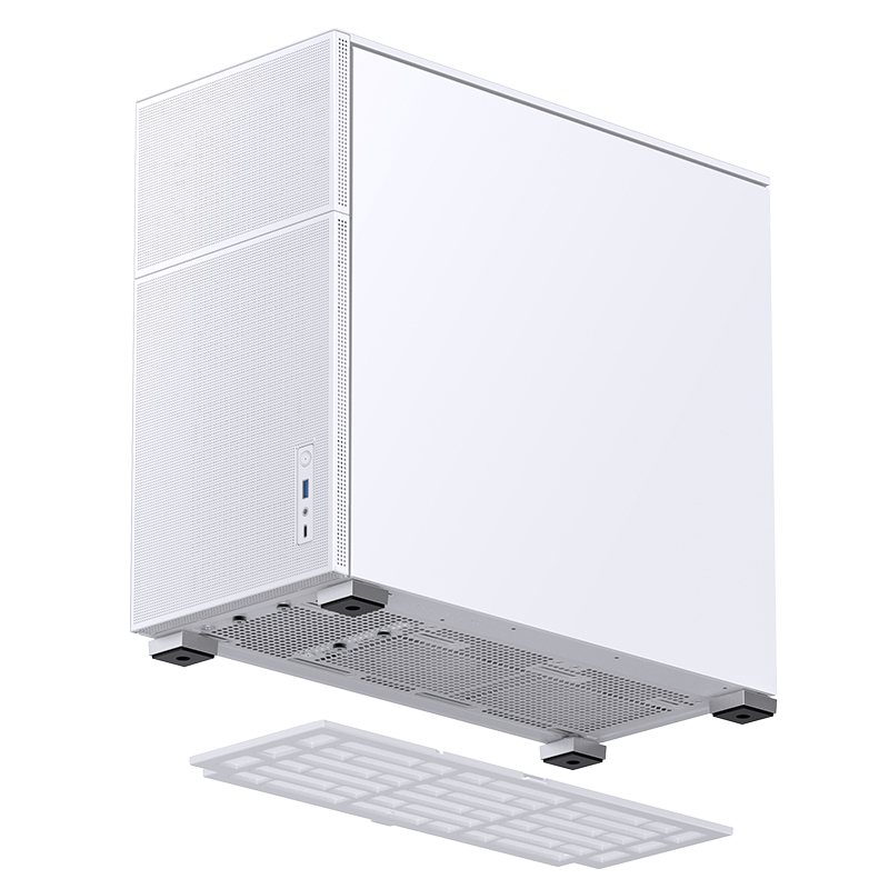 Jonsbo - Caixa ATX Jonsbo D41 MESH Vidro Temperado Branco