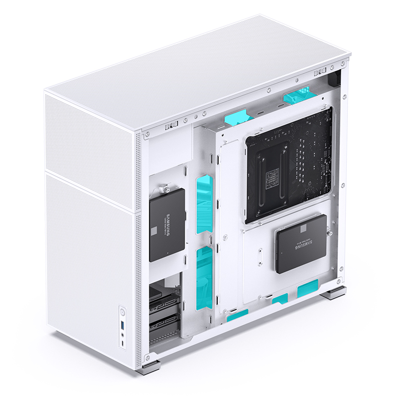 Jonsbo - Caixa ATX Jonsbo D41 MESH Vidro Temperado Branco