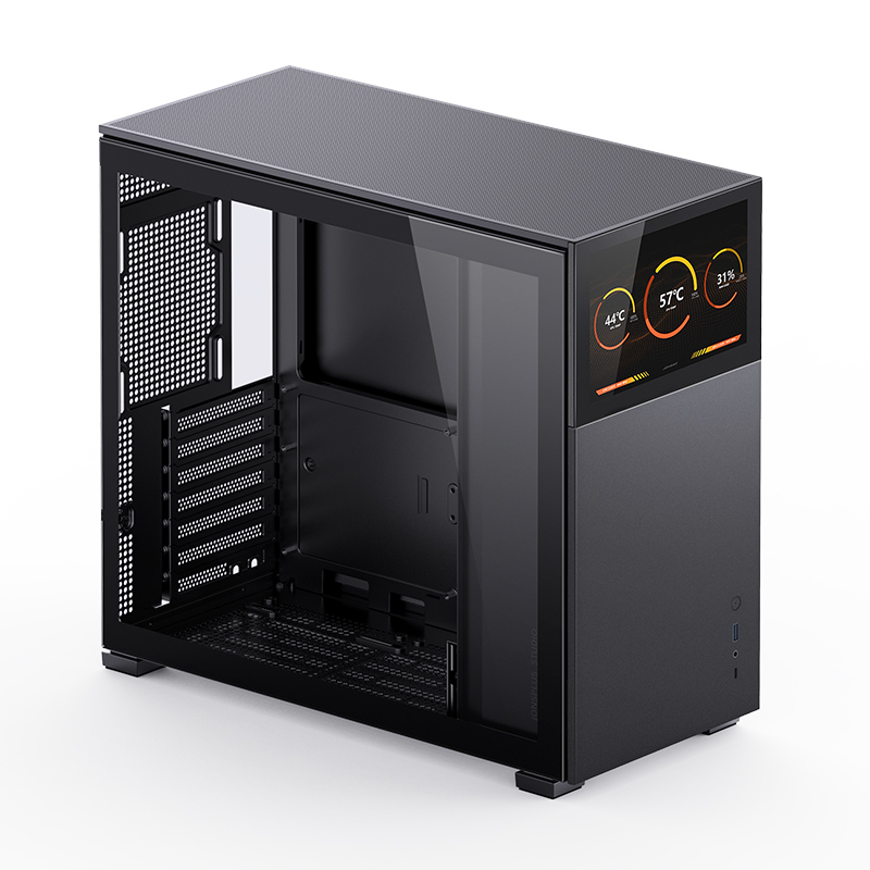 Jonsbo - Caixa ATX Jonsbo D41 STD com Visor Vidro Temperado Preto