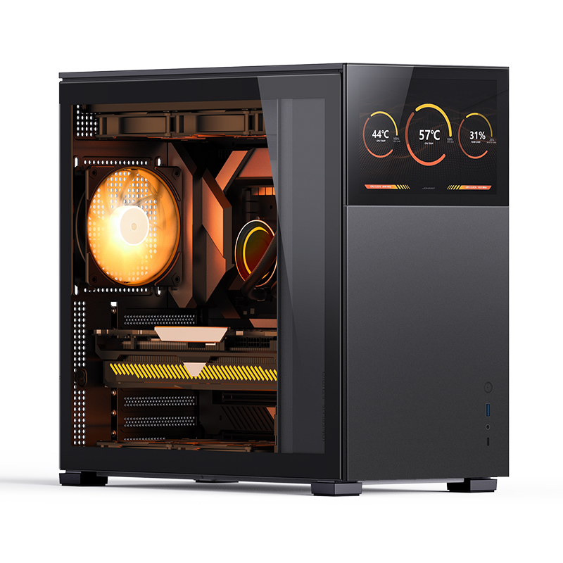 Jonsbo - Caixa ATX Jonsbo D41 STD com Visor Vidro Temperado Preto