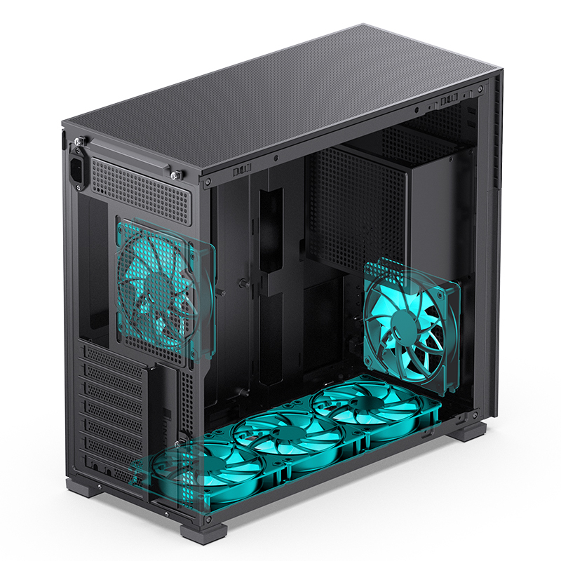 Jonsbo - Caixa ATX Jonsbo D41 STD com Visor Vidro Temperado Preto