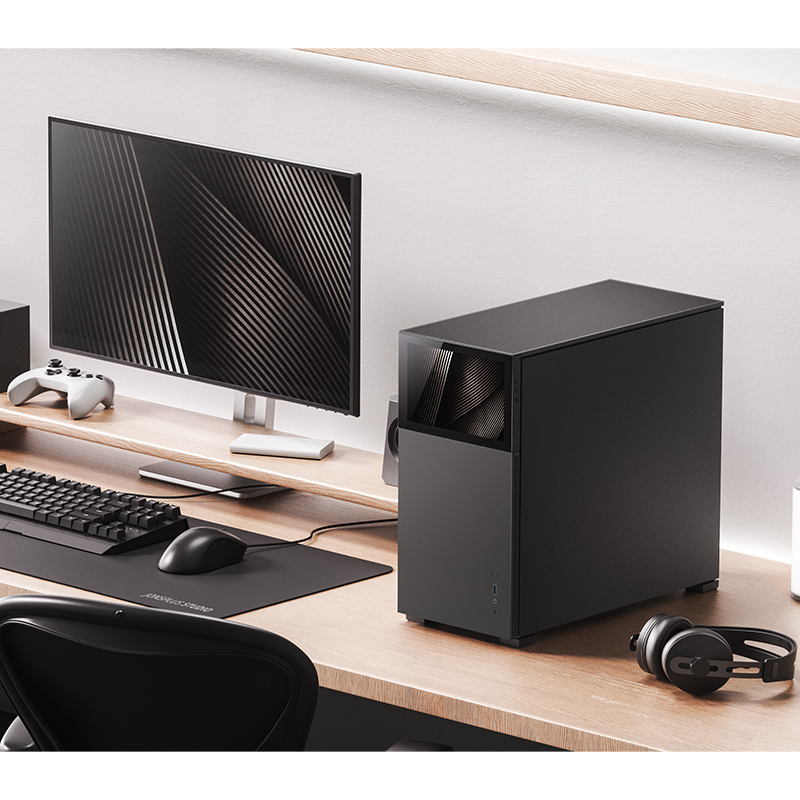 Jonsbo - Caixa ATX Jonsbo D41 STD com Visor Vidro Temperado Preto