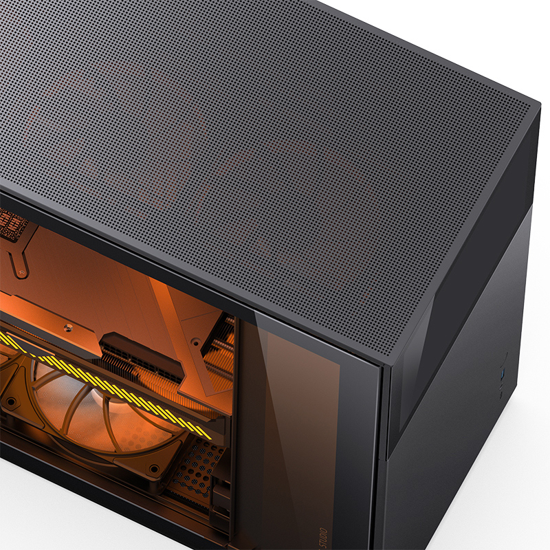 Jonsbo - Caixa ATX Jonsbo D41 STD com Visor Vidro Temperado Preto