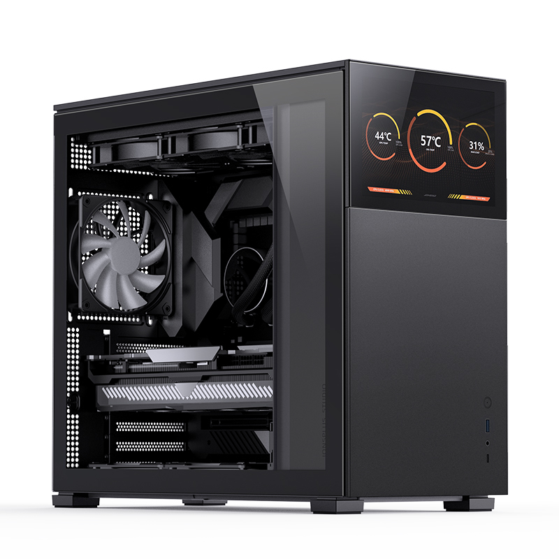 Jonsbo - Caixa ATX Jonsbo D41 STD com Visor Vidro Temperado Preto