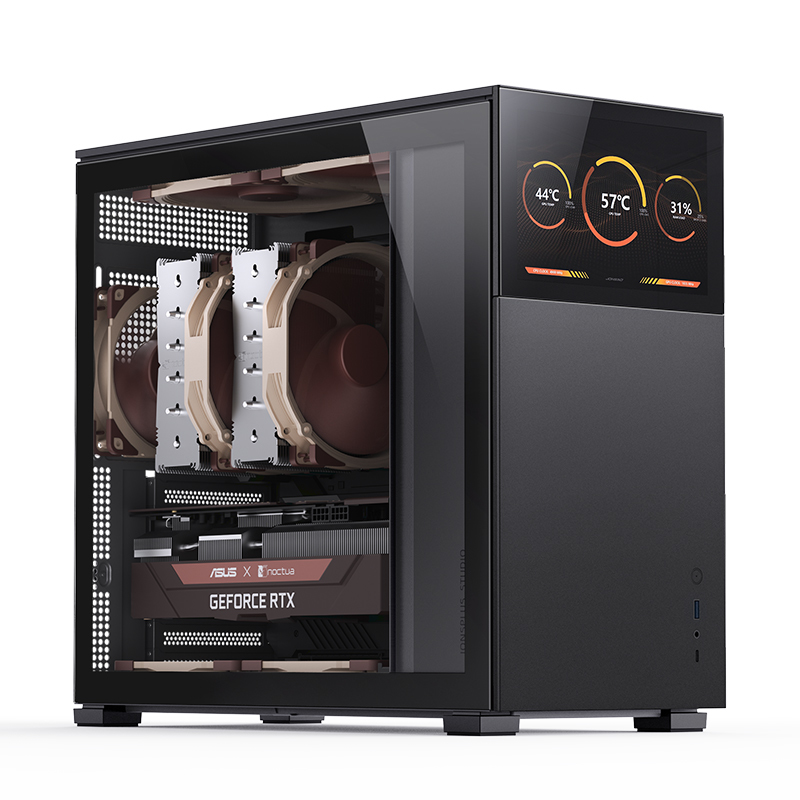Jonsbo - Caixa ATX Jonsbo D41 STD com Visor Vidro Temperado Preto