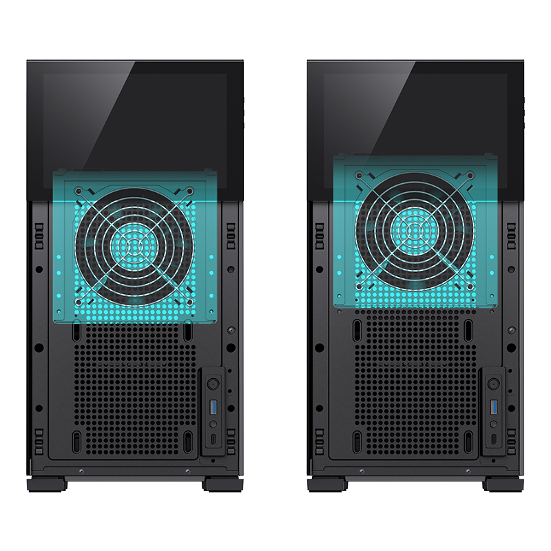Jonsbo - Caixa ATX Jonsbo D41 STD com Visor Vidro Temperado Preto