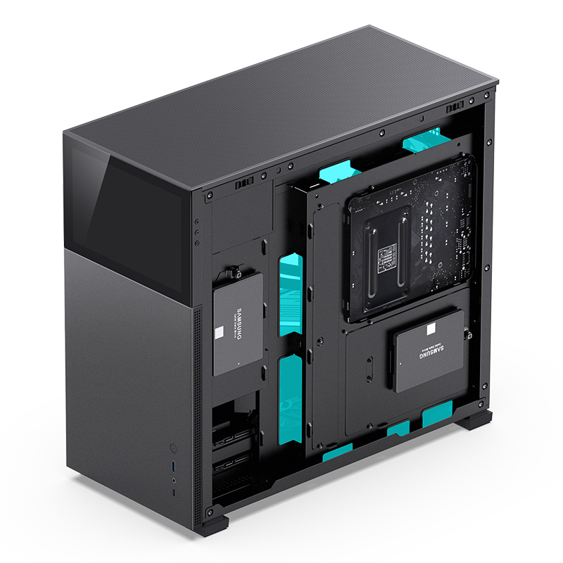 Jonsbo - Caixa ATX Jonsbo D41 STD com Visor Vidro Temperado Preto